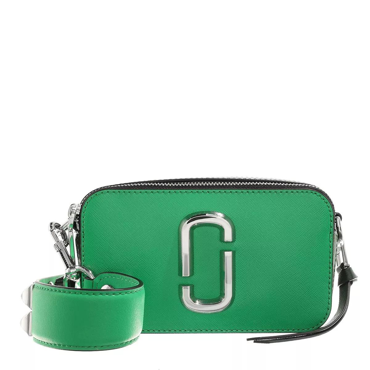 Marc Jacobs ZipUp Crossbody Bag Green Minitasche