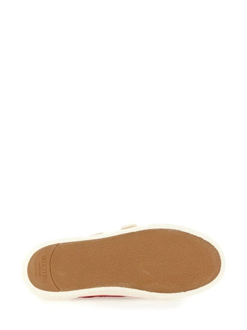Thumbnail - Valentino Garavani Low-Top Sneaker - Velvet "Dollyboard" Ballerina Sneaker - Gr. 39 (EU) - in Rot - für Damen
