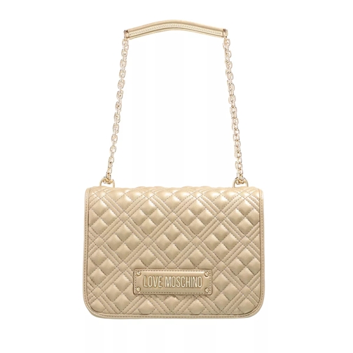 Love Moschino Quilted Bag Oro Crossbody Bag