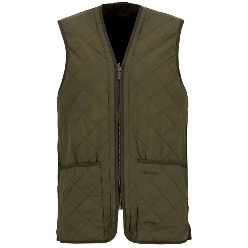 Barbour  Polarquilt Liner Olive Green Vest Green