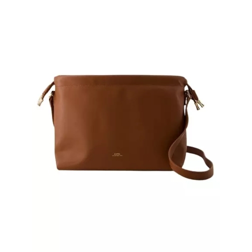 A.P.C. Ninon Crossbody - Synthetic - Hazelnut Brown Sac à bandoulière