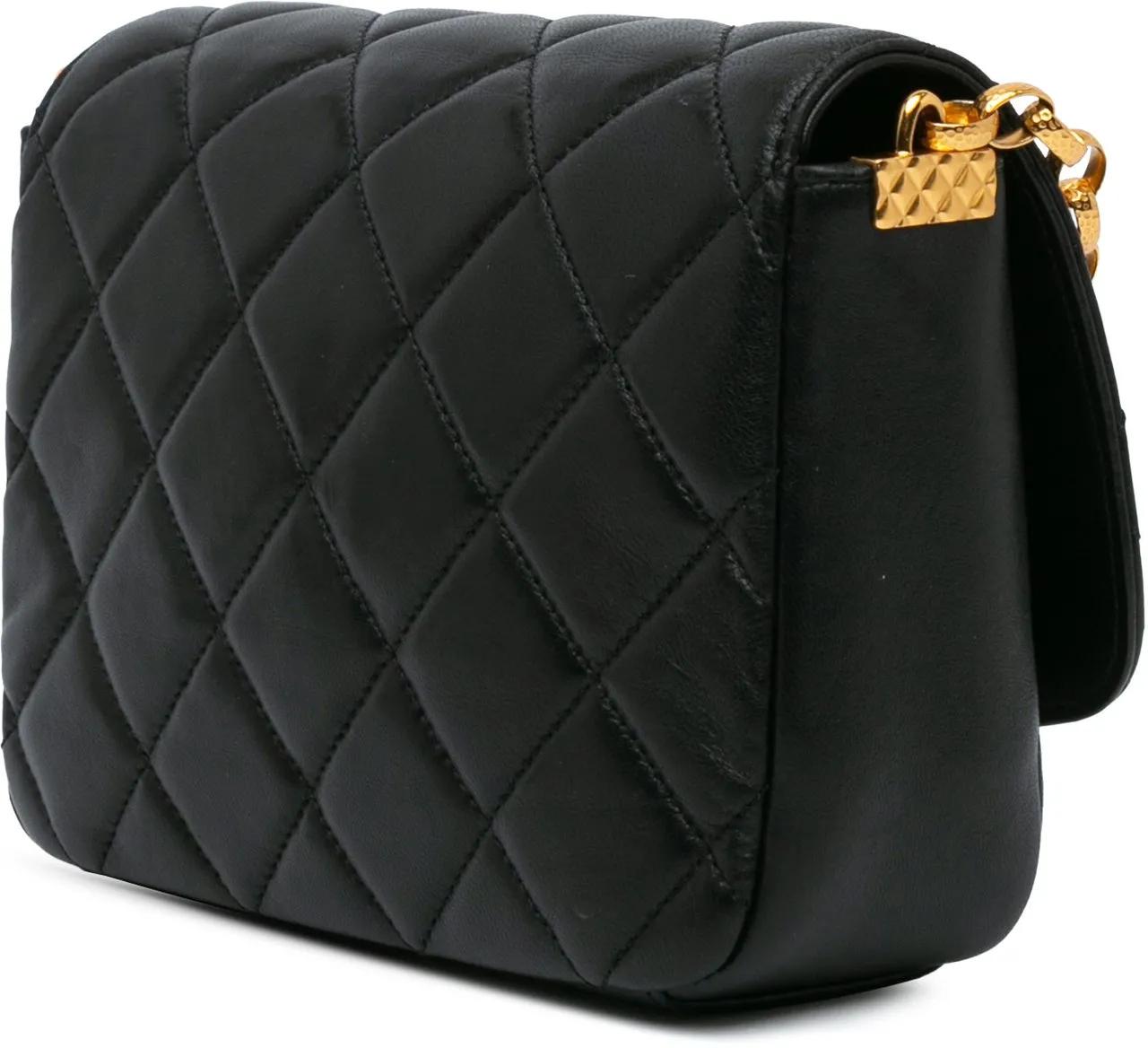 Thumbnail - Chanel Hobo Bags - 2020 Medium Quilted Lambskin CC Coin Flap - Gr. unisize - in Schwarz - für Damen