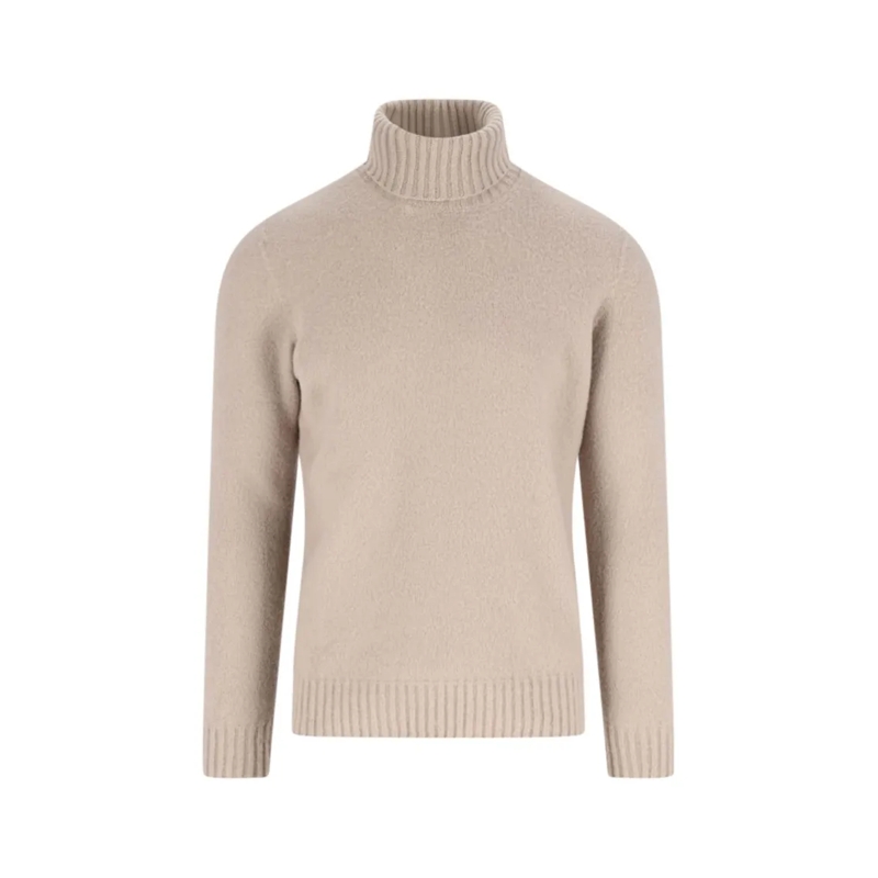 Drumohr Trui Turtleneck Sweater – Beige Neutrals