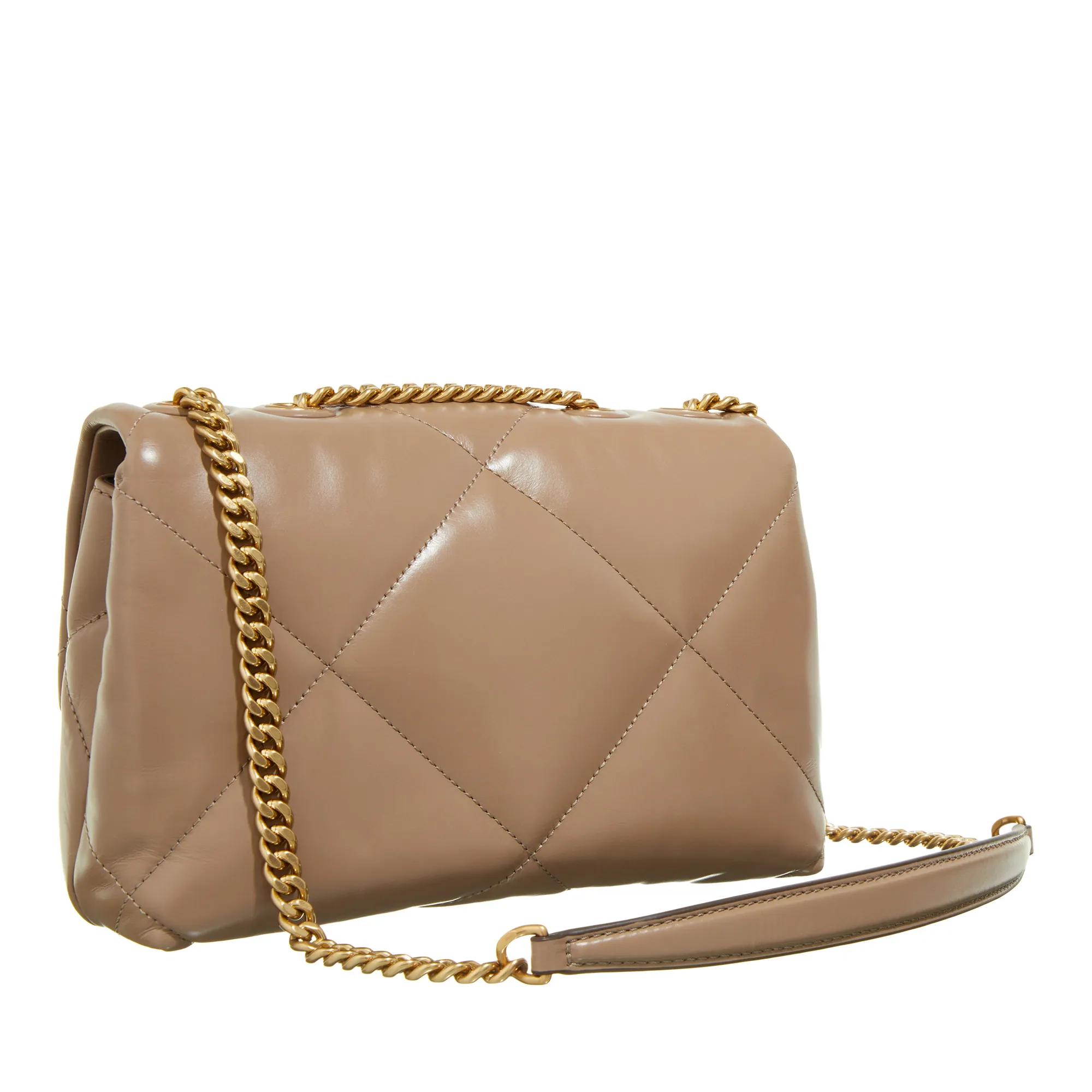 TORY BURCH Hobo bags Kira Diamond Quilt Small Convertible Shoulder Bag in bruin