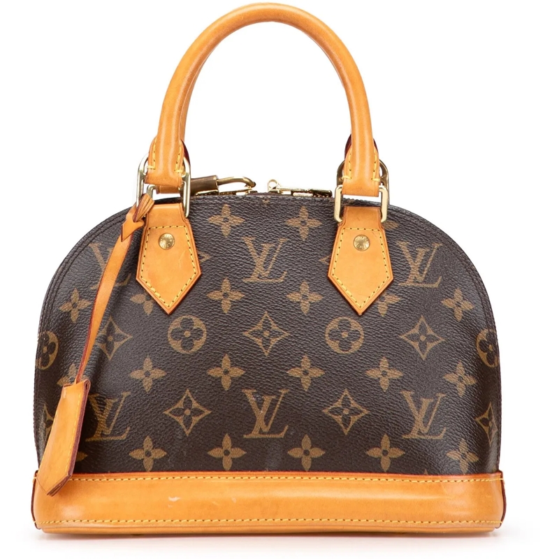 Louis Vuitton Schultertasche Monogram Alma BB braun
