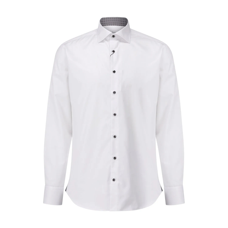 STENSTRÖMS Overhemd Regular-Fit Twillhemd Weiß
