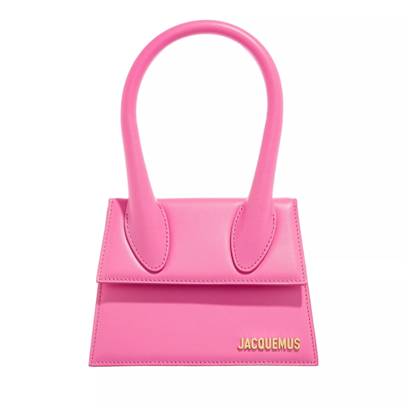 Jacquemus Satchel Le Chiquito Moyen Top Handle Bag Leather Pink