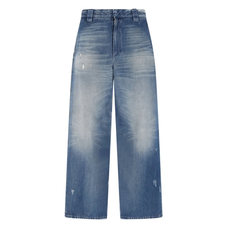 Golden Goose Jeans Wide-Legged Jeans – Light Blue Blue