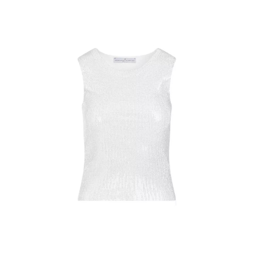 Ermanno Scervino White Cotton Tank Top White 