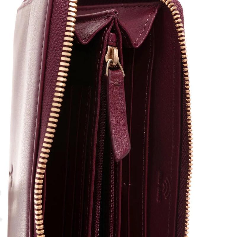 JOOP! Portemonnaie mit Zip-Around-Reißverschluss Sofisticato 1.0 Melete Purse Lh11Z Burgundy(Image 4)
