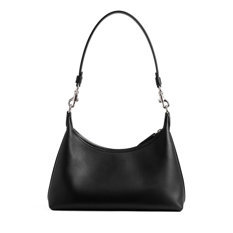 Coach Hobo Bag Glovetanned Leather Juliet Shoulder Bag 25 Black(Image 9)