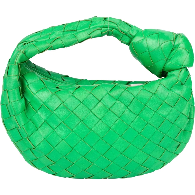 Bottega Veneta Tote Bottega Veneta Intrecciato Leather Mini Jodie Hand grün