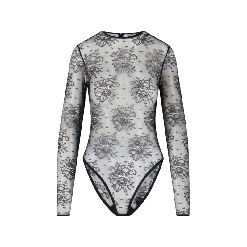 Dolce&Gabbana  Lace Bodysuit – Black Black