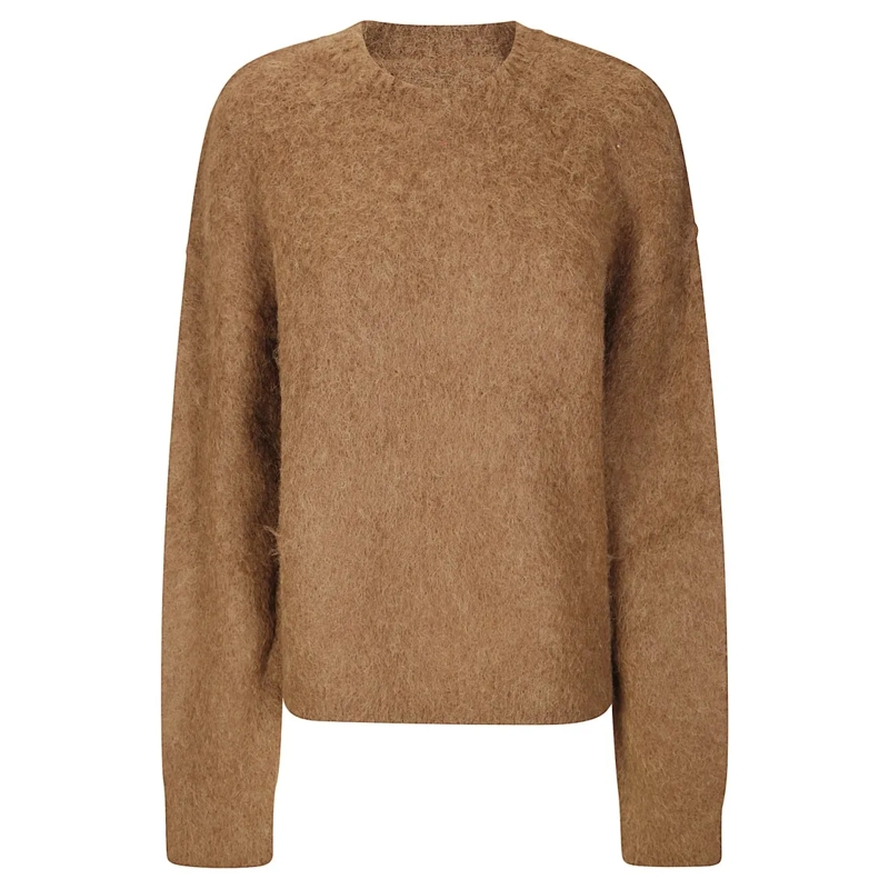 Uma Wang Trui Long Slv Top Sweater Brown