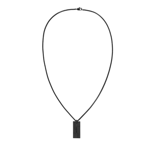 Calvin Klein Grid Necklace Black Mittellange Halskette