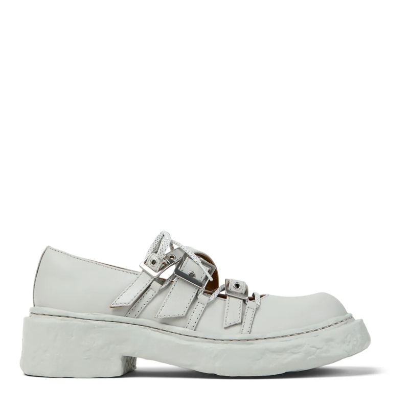 Camperlab Schnürschuhe Mokassins Vamonos hell-grau