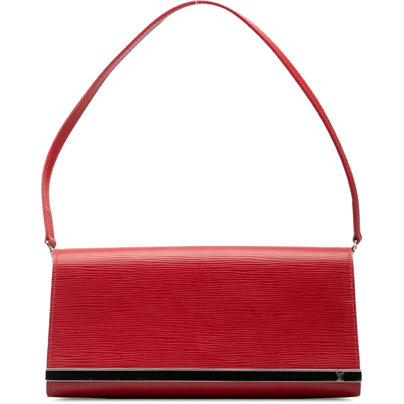 Louis Vuitton Schultertasche Epi Sevigne Clutch rot