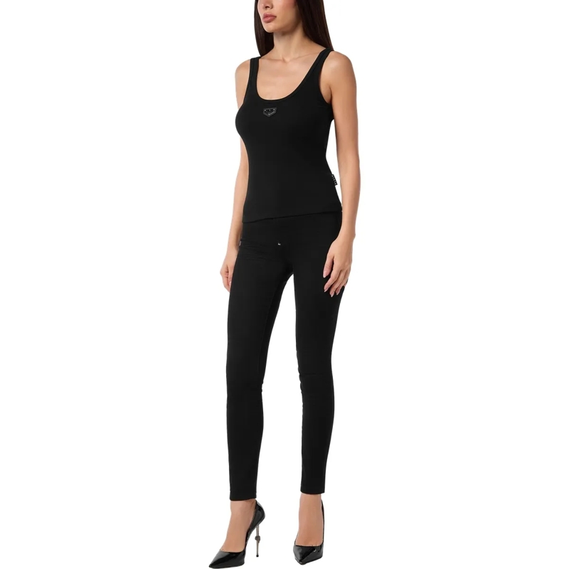 Philipp Plein Top Tank-Top schwarz(Image 4)