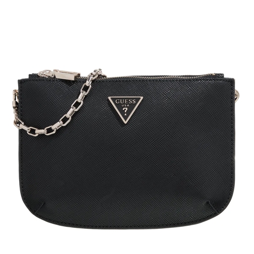 Guess Crossbody Bag Ilia 2 Cmprtmnt Xbody Top Zip Black