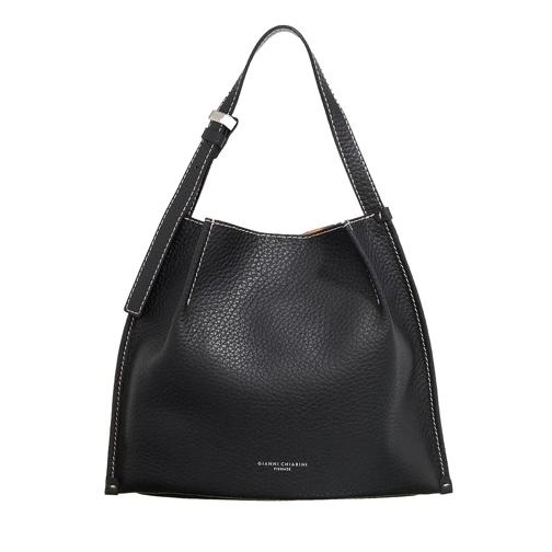 Gianni Chiarini Hobo Bag Dory Nero-Nature