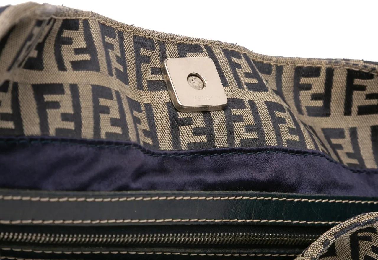 Thumbnail - Fendi Shopper - Small Zucchino Canvas Twins Tote - Gr. unisize - in Grau - für Damen