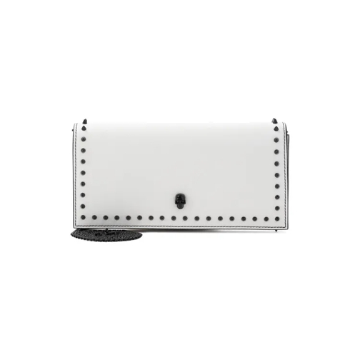 Alexander McQueen Wallet On Chain Shoulder Bag White Sac à bandoulière