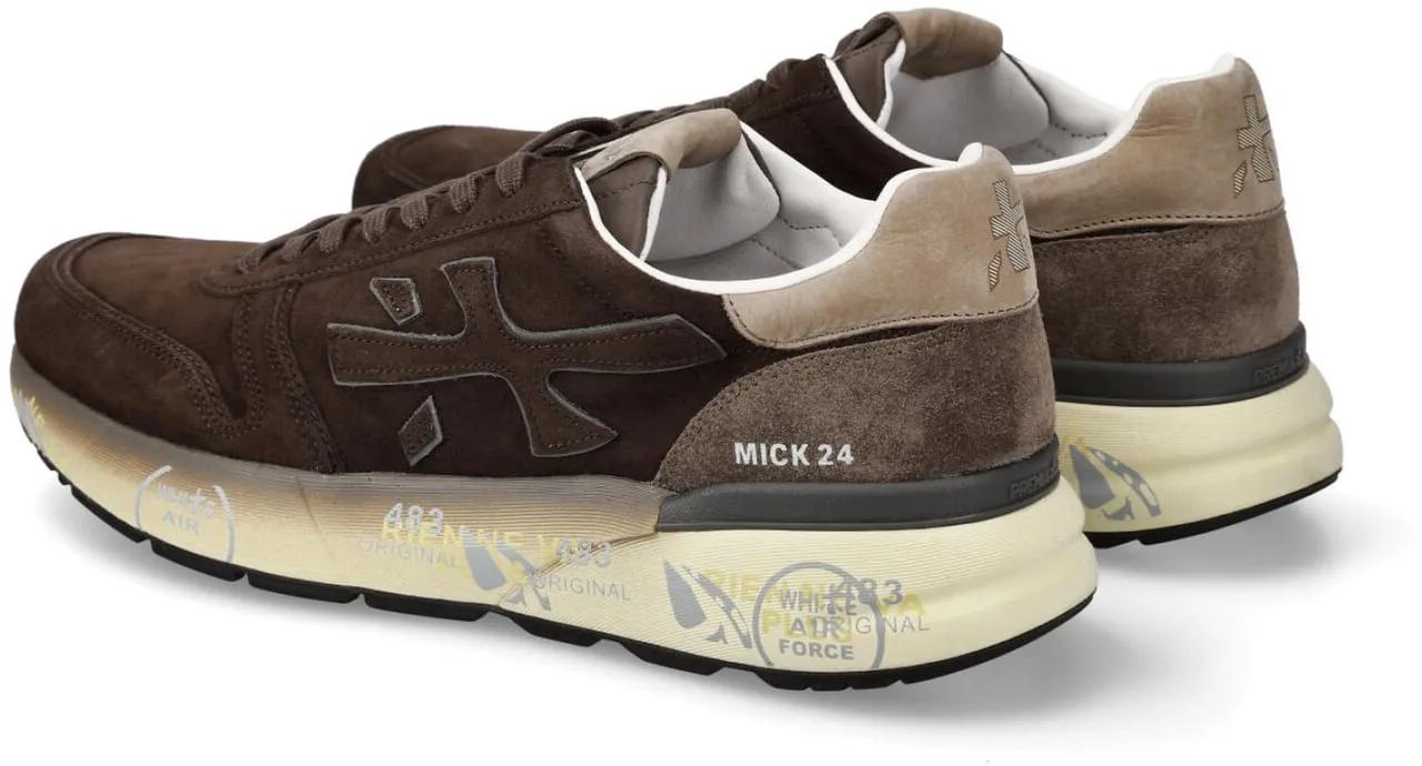 Thumbnail - Premiata Low-Top Sneaker - Sneakers Mick in pelle scamosciata marrone - Gr. 44 (EU) - in Blau - für Damen