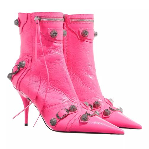 Balenciaga Cagole 90mm Bootie Fluo Pink Ankle Boot