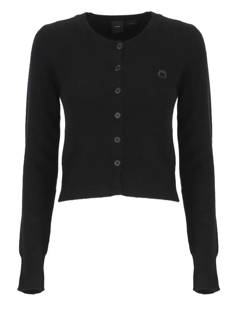 Pinko - Carattere Sweater - Größe S - schwarz