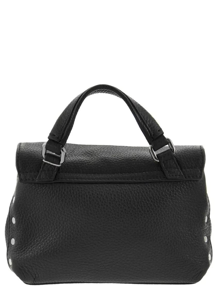 Zanellato Hobo bags Postina Baby Black Handbag in zwart