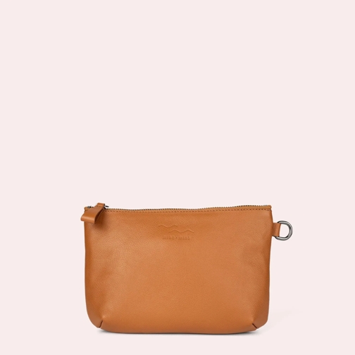 mine mina MAREN – unsere kleine Umhängetasche aus Leder. Cognac Mini sac