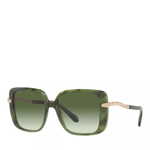 BVLGARI 0BV8237B Sunglasses Marble Green Solglasögon