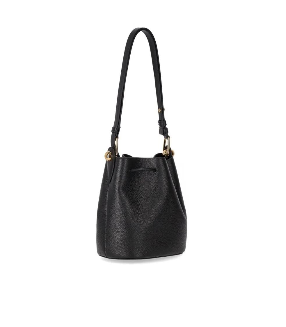 Furla Zwarte Mini Bucket Tas met Sfera Hardware Black Dames