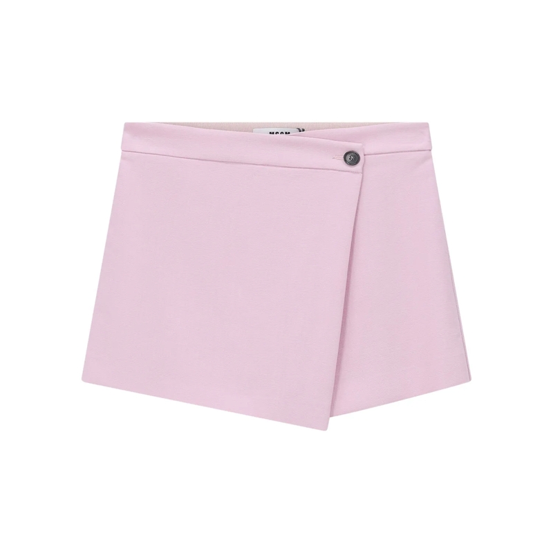 MSGM Bermuda-Shorts Skort im Wickeldesign pink