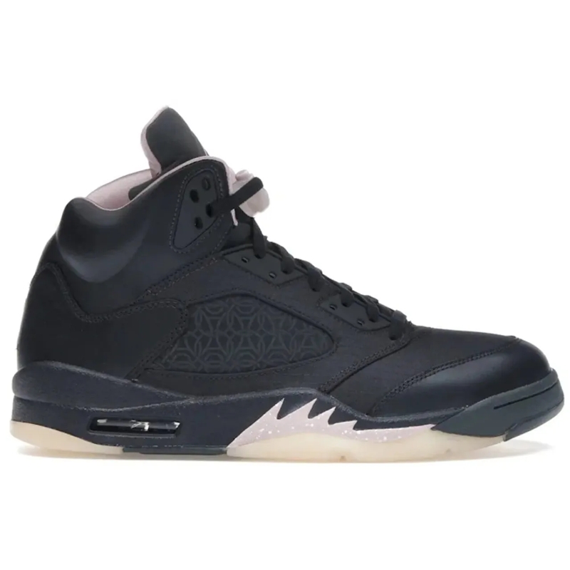 Nike Low-Top-Sneaker Jordan 5 Retro PSG Paris Saint-Germain Off Noir rose