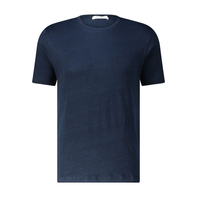 Stefan Brandt T-Shirt T-Shirt Enno aus Leinen blau(Image 3)