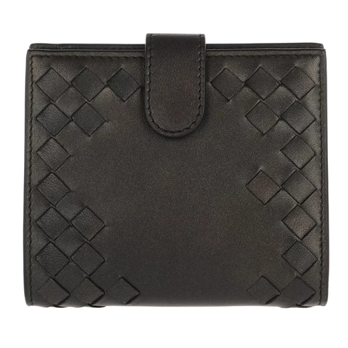 Bottega Veneta Mini Wallet Nappa Leather Dark Bronze Bi-Fold Wallet