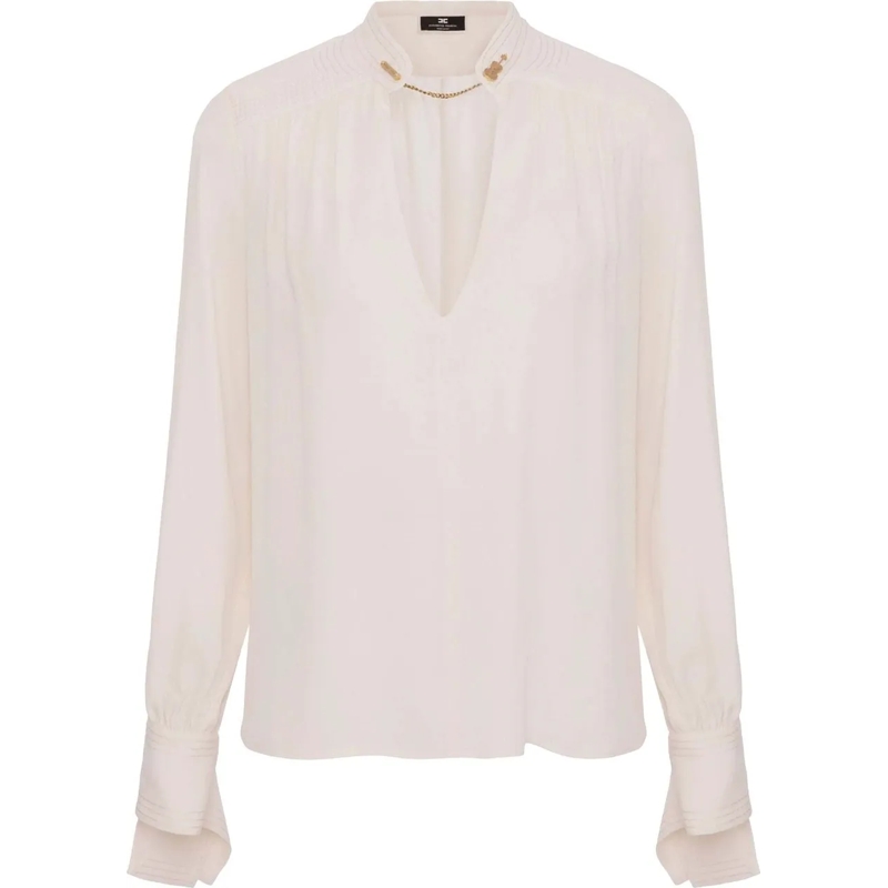 Elisabetta Franchi Chemisier Elisabetta Franchi  Blouses Ecru Ca03037e2 weiß