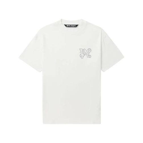 Palm Angels T-Shirt With Logo White T-shirts