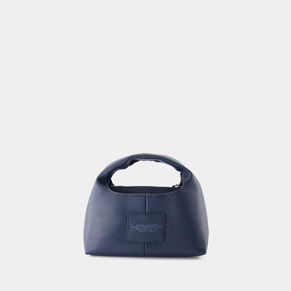 Marc Jacobs Crossbody bags The Mini Sack Purse Leather Blue in blauw