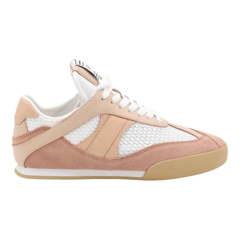 Chloé Sneaker basse Luxe Mesh And Suede Sneakers Neutrals