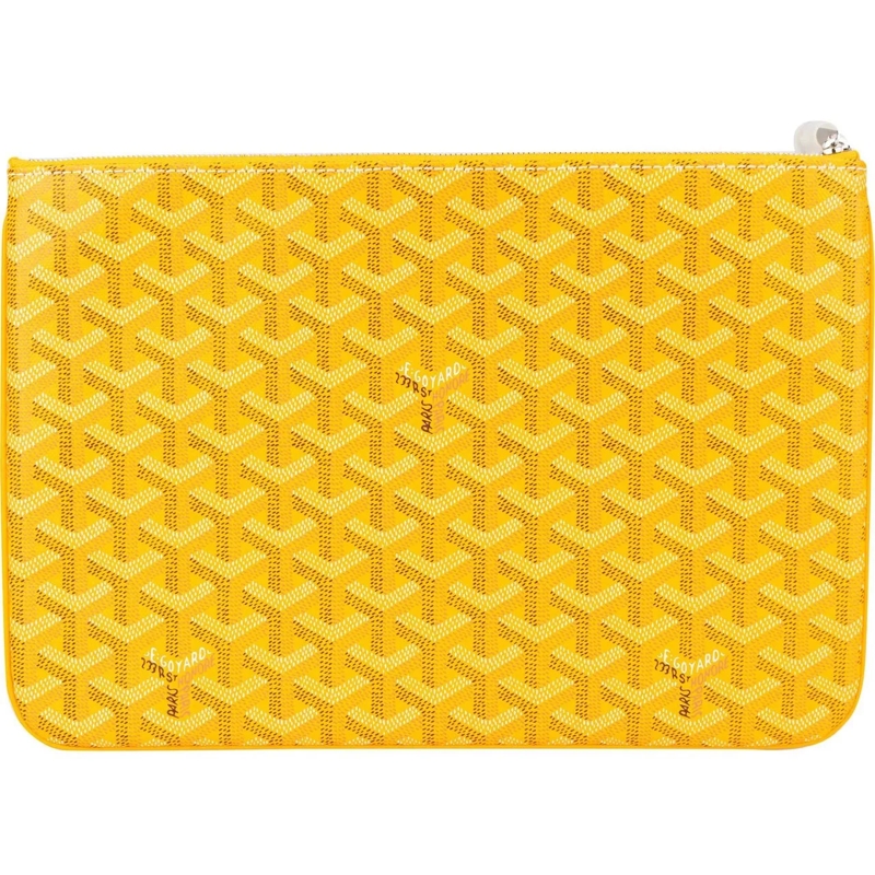GOYARD Sac à bandoulière Goyard Yellow Goyardine Senat MM Clutch mehrfarbig