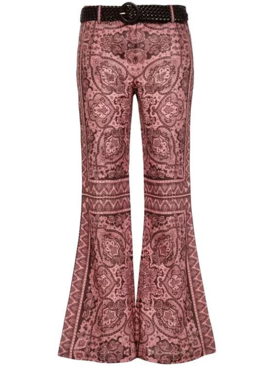 Zimmermann - Flare Pants - Größe 1 - pink