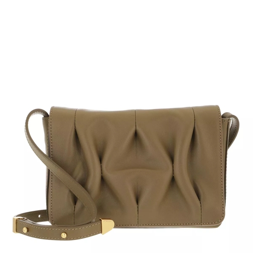 Coccinelle Handbag Smooth Calf Leather Soft  Moss Green Crossbody Bag