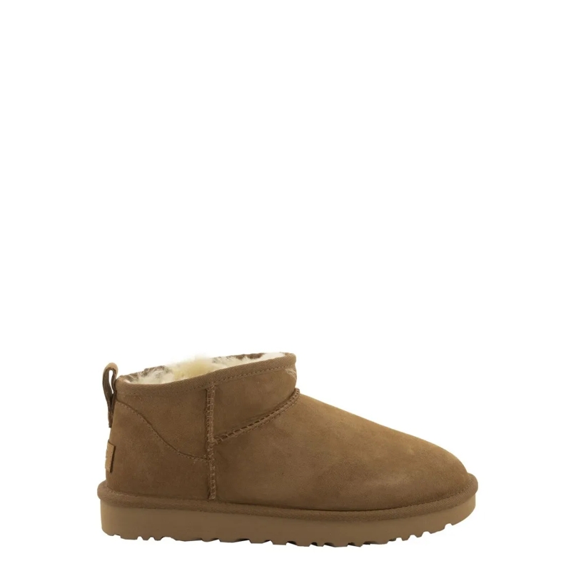 UGG Bottes Classic Ultra Mini - Sheepskin Boot Brown