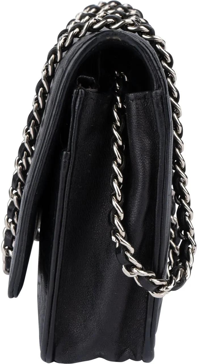 Thumbnail - Chanel Crossbody Bags - Chanel Lambskin Camellia Wallet On Chain Crossbody - Gr. unisize - in Schwarz - für Damen