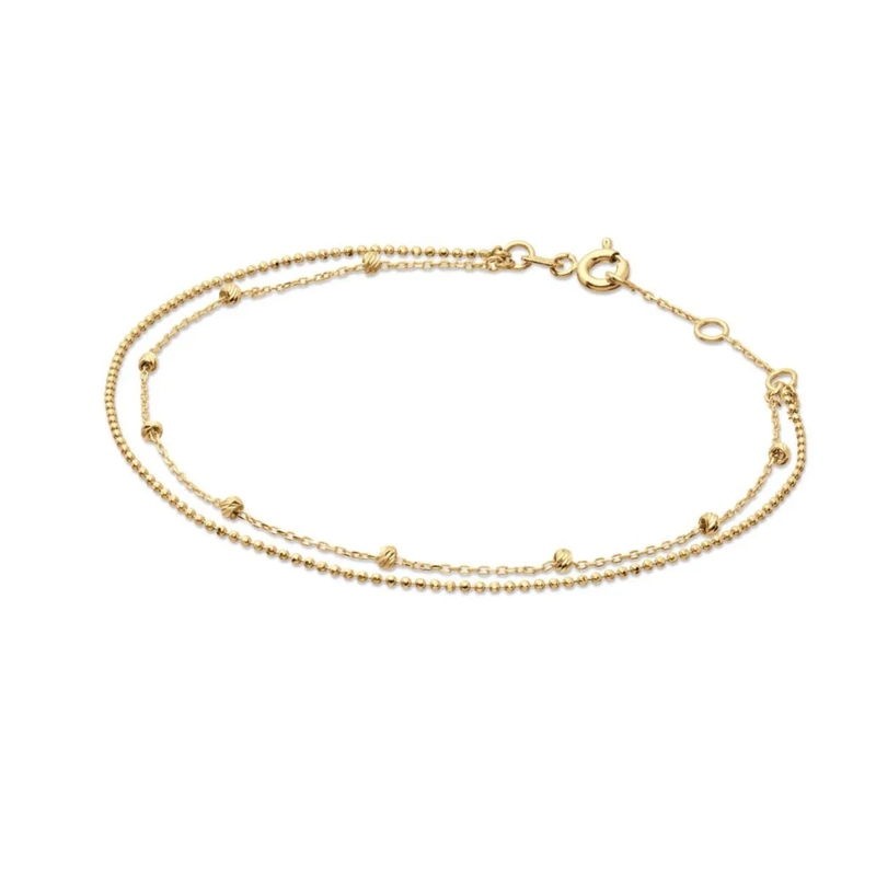 Jackie Gold  Bracelet 585 Gold Armband Gold