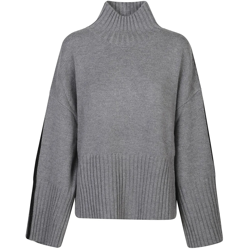 Pinko  Barbados Turtle Neck Sweater Grey grau