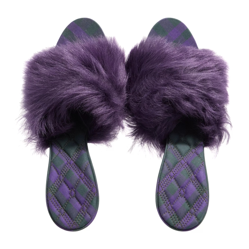 Burberry Pumps Other Plaid Patterns Casual Style Ribbon Royal(Image 4)