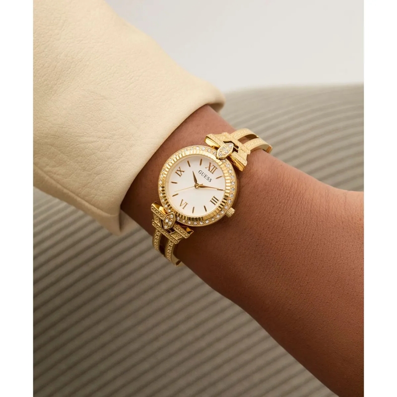 Guess Quarzuhr Quarz-Analoguhr Delphine gold(Image 6)